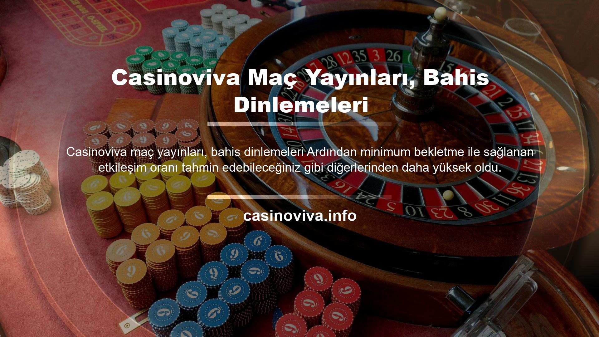 Casinoviva Maç Yayınları