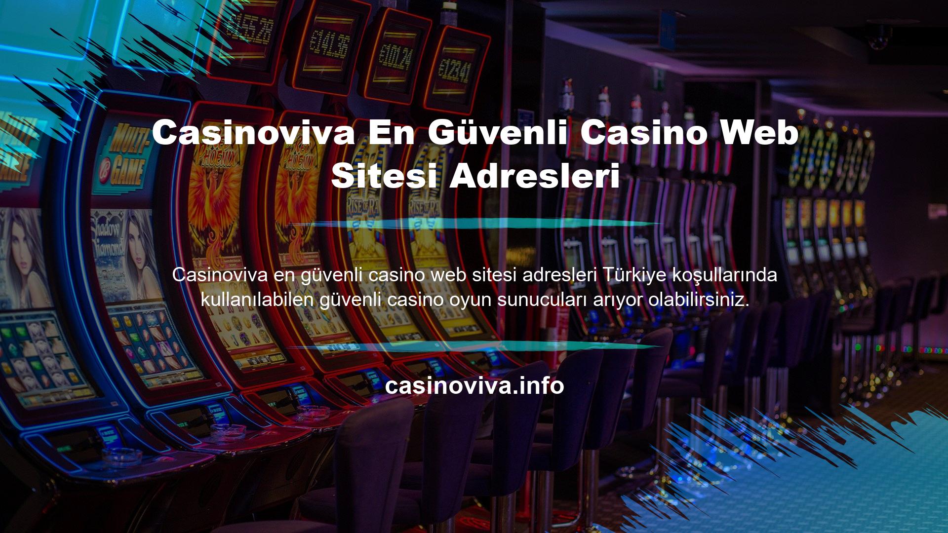 Casinoviva En Güvenli Casino Web Sitesi Adresleri