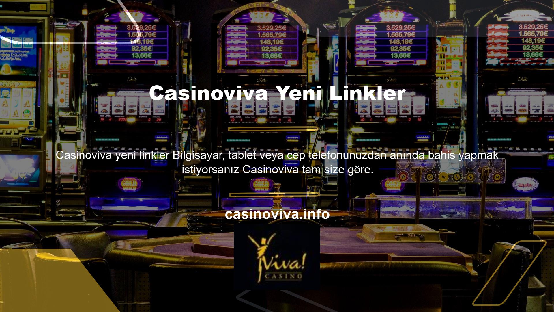 Casinoviva yeni linkler