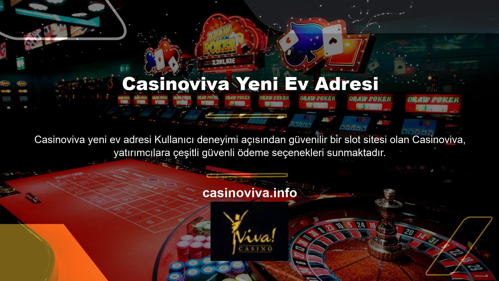 Casinoviva Yeni Ev Adresi