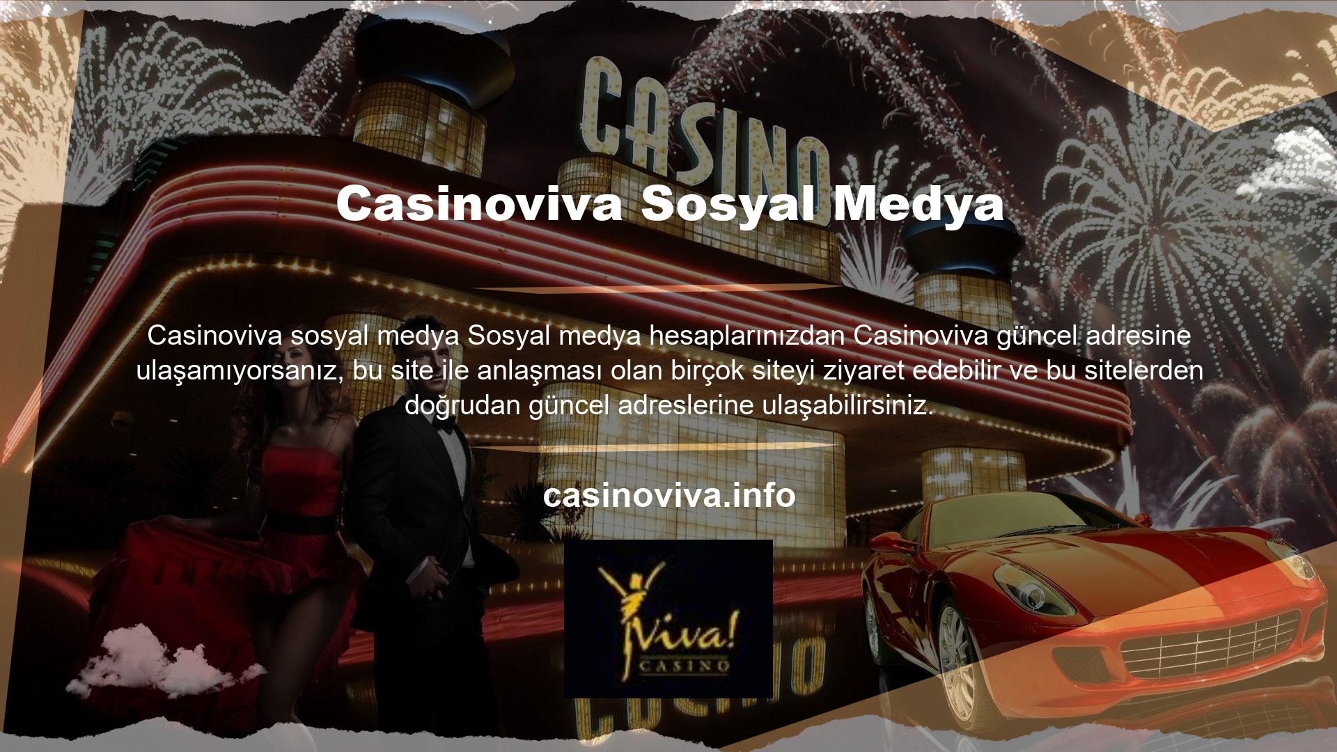 Popüler ve güvenilir bir bahis sitesi olan Casinoviva uzun süredir piyasada