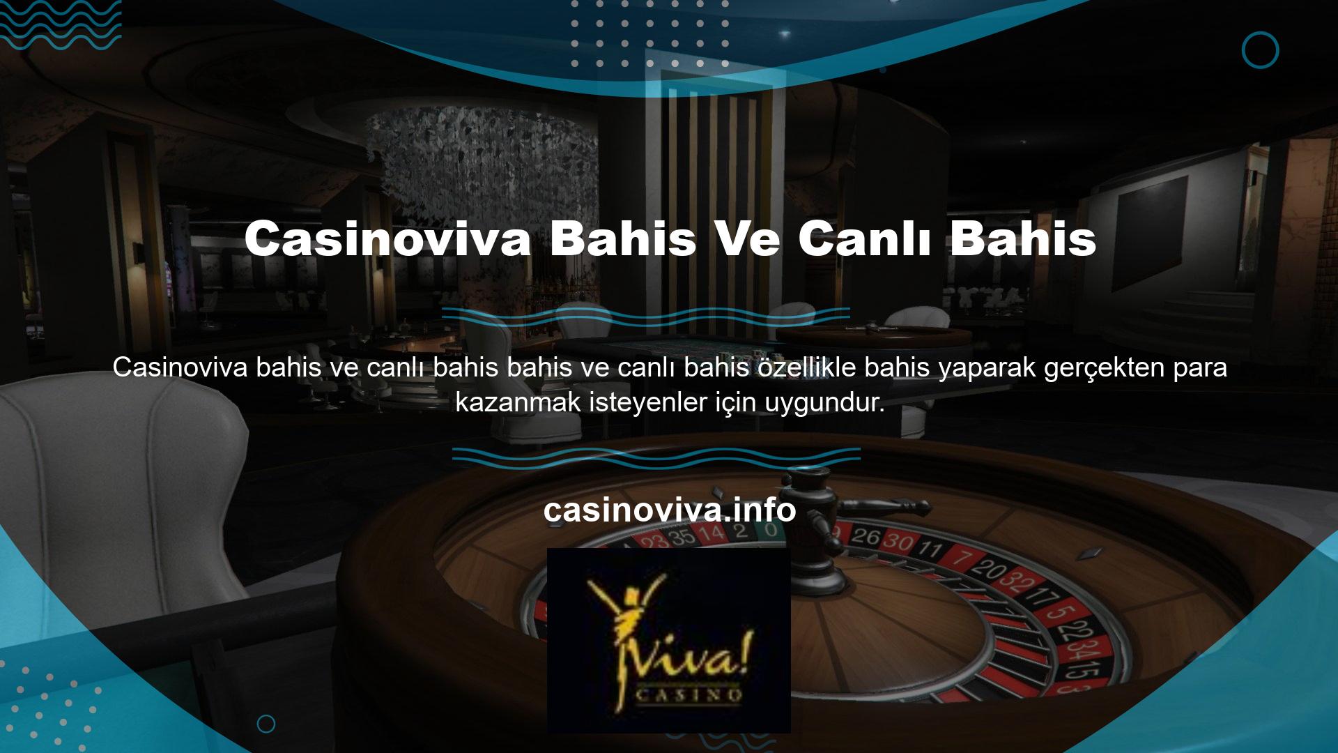 Her kullanıcı, Casinoviva sitede güvenli bir şekilde yaptığı güncel giriş işlemlerine dayalı bahislerden yararlanabilir