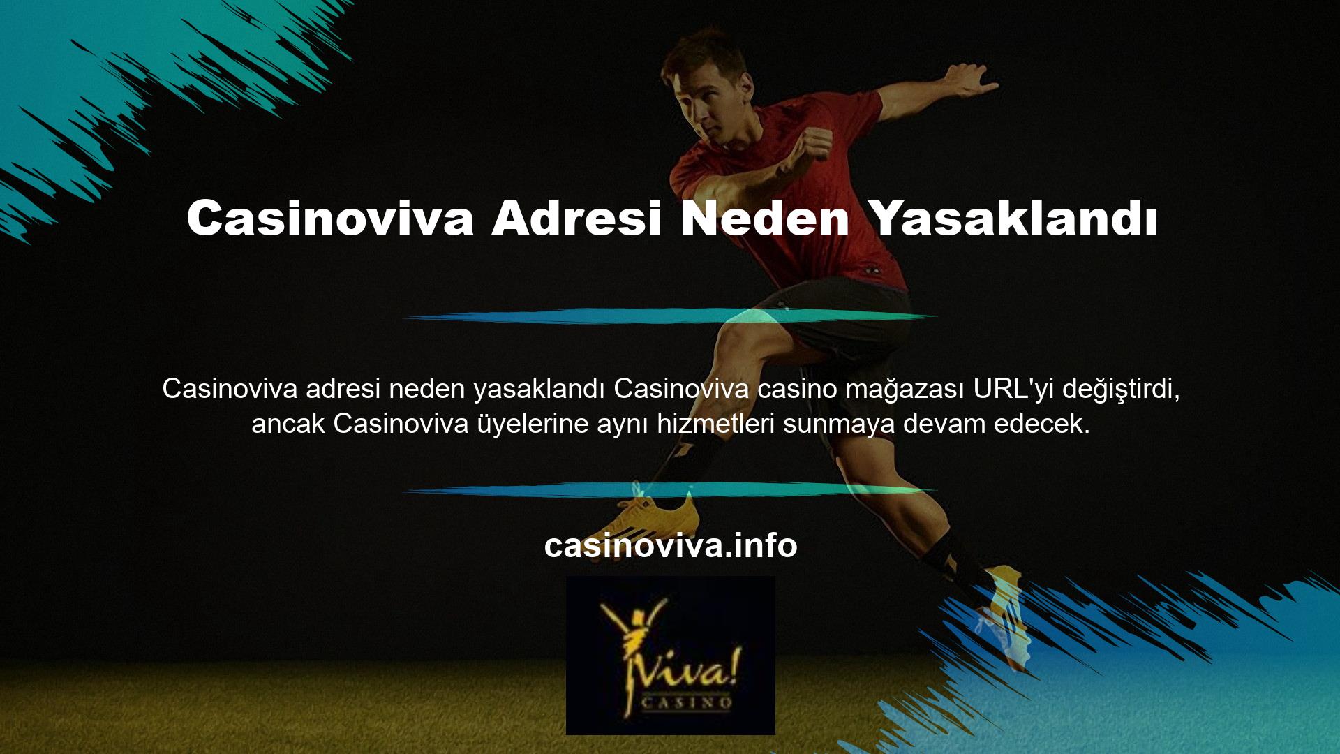 Casinoviva Yeni Adresi, spor bahisleri ve casino oyun sektörüyle aynı kalite ve altyapıyı sunuyor