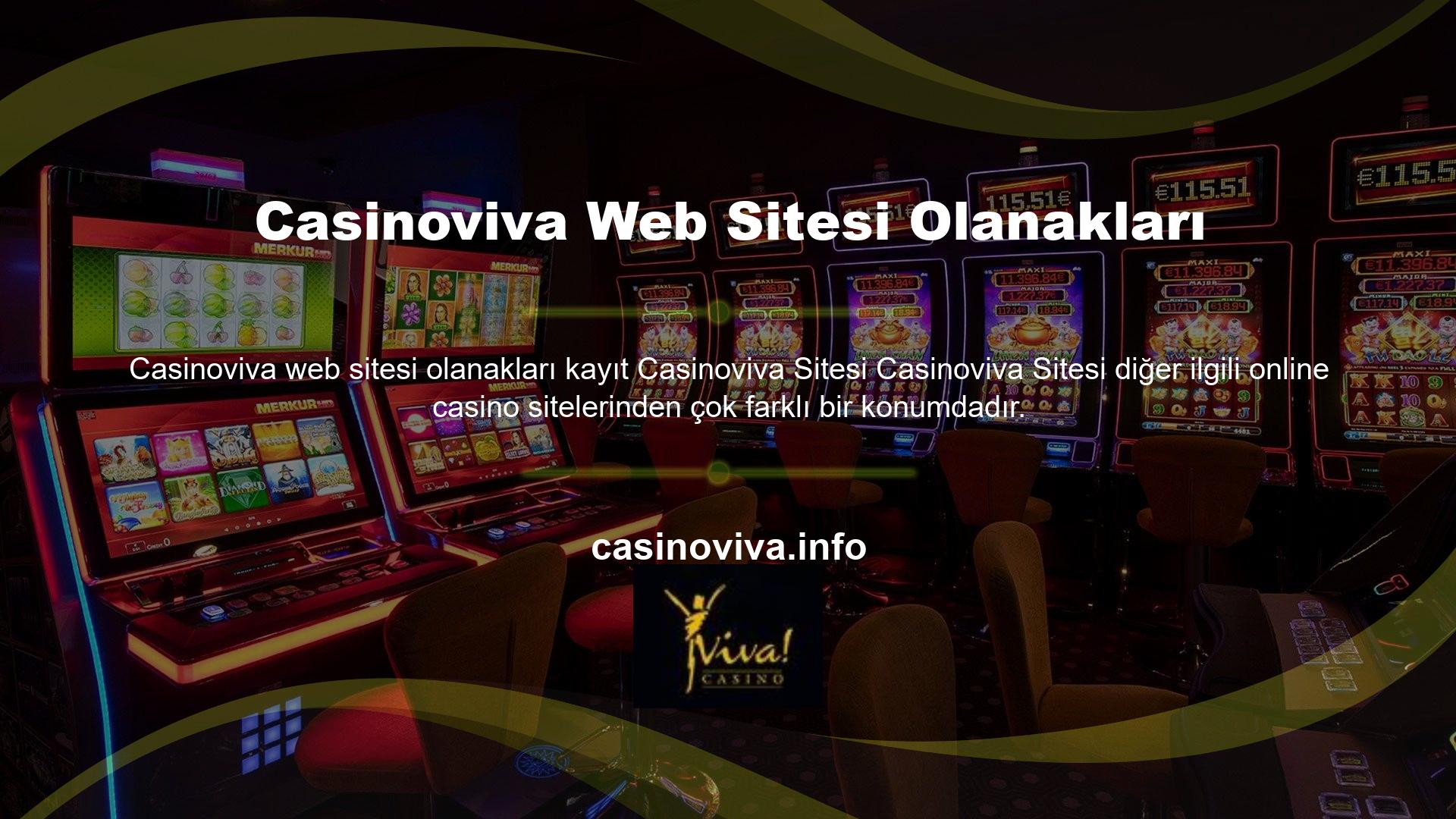 Casinoviva sitesi, yabancı menşeli ve mülkiyeti nedeniyle TİB tarafından yasa dışı casino sitesi olarak sınıflandırılmaktadır