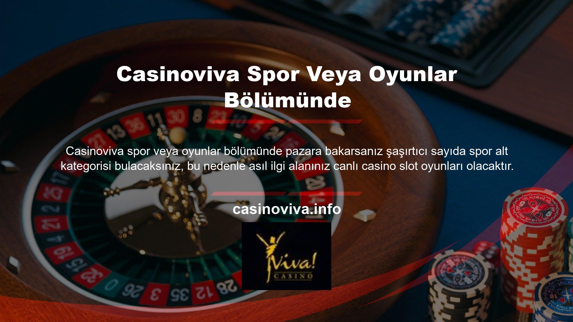 Casinoviva birçok ülkede faaliyet gösteren köklü bir bahis şirketi olduğundan, güvenli bir şekilde para yatırma ve çekme işlemleri gerçekleştirebilirsiniz