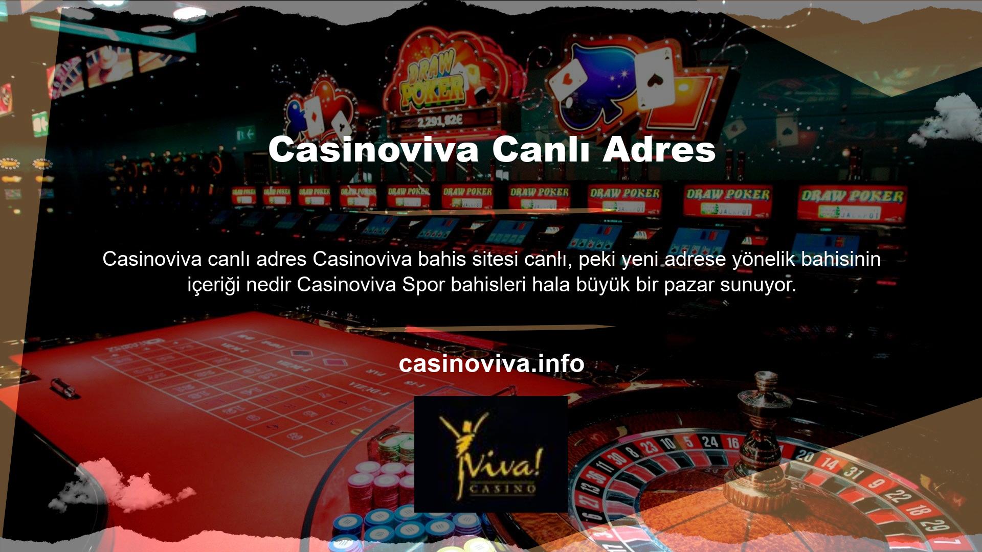 Live Bet her zaman geniş bir pazar sunar